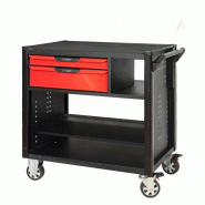 KS Tools 809.0002 - Chariot de Travail à 2 tiroirs - Charge maximale 300 kg - Dimensions du Chariot : H 1000 x L 1020 x P 640 mm - 4042146394243