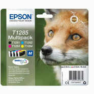 Multipack "Renard" (T1285) - Encre DURABrite Ultra N, C, M, J