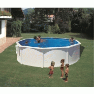 Piscine ronde acier ø3,20m x h: 1,22m - filtration à cartouche