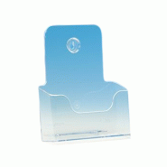 Porte brochure à poser - Format 1/3 A4, A4 et A5 - Transparent - Lot de 12 ou 24 pièces - Capacité 1 niveau Porte brochure à poser - Format 1/3 A4, A4 et A5 - Transparent - Lot de 12 ou 24 pièces - Capacité 1 niveau