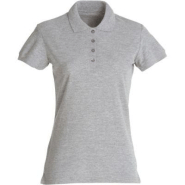 CLIQUE Polo basic Femme Gris Chiné S CLIQUE Polo basic Femme Gris Chiné S