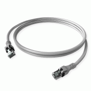 Cordon EasyLan DualBoot PushPull IP20, Cat.6 (Classe E), gris, 3 m_0