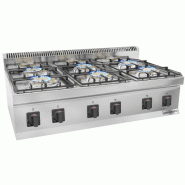 Cuisinière à gaz - 36 kW - 6 brûleurs  - Mario 700 | GGM -GHK1200-E