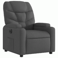 Fauteuil inclinable électrique Noir Tissu Modèle Ismaria - 8721012170629