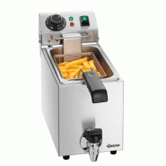 Friteuse électrique à poser SNACK I Plus - 1 cuve - 4 L - avec robinet de vidange | Bartscher