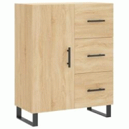 Helloshop26 - Buffet bahut commode armoire meuble de rangement organisateur cuisine salle de séjour salon sonoma 69,5 x 34 x 90 cm 02_0031651 - 30002 Helloshop26 - Buffet bahut commode armoire meuble de rangement organisateur cuisine salle de séjour salon sonoma 69,5 x 34 x 90 cm 02_0031651 - 30002