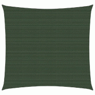 Helloshop26 - Voile toile d'ombrage parasol 160 g/m² vert foncé 6 x 6 m PEHD 02_0009442 - vert 3000510047769