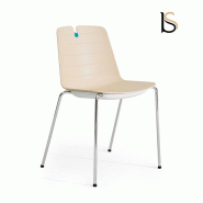 Lot de 2 chaises design Mindy - Mobel Linea. - Ivoire_0