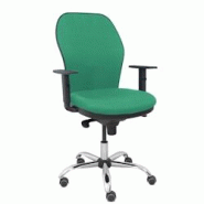 Piqueras y Crespo Silla Jorquera respaldo bali verde esmeralda asiento bali verde esmeralda base cromada y ruedas parqué - vert multi-matériau 15SB4 Piqueras y Crespo Silla Jorquera respaldo bali verde esmeralda asiento bali verde esmeralda base cromada y ruedas parqué - vert multi-matériau 15SB4