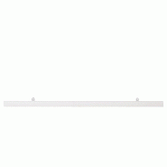 Profil pinçant blanc pour affiche L.60cm - par 5 - Bonne rigidité, plastique