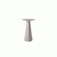 Table haute AMELIE UP - blanc brume