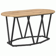 VidaXL Table basse Chêne artisanal 80 x 40 x 40.5 cm Modèle Boreal Concept - 869695