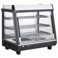 Vitrine chauffante à poser avec éclairage LED - 3 nivaux - 96 L - CVC96L | Casselin