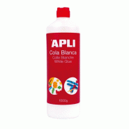 Apli Flacon de colle blanche, 1000 g - 8410782128519
