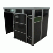 Cabine de soudage laser classe 4 - 3x3m avec porte coulissante Cabine de soudage laser classe 4 - 3x3m avec porte coulissante