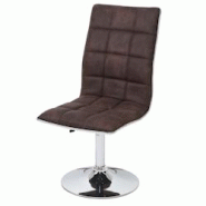 Décoshop26 - Lot de 2 chaises de salle à manger cuisine hauteur variable design élégant tissu brun foncé 04_0000342 - 3000252798981 Décoshop26 - Lot de 2 chaises de salle à manger cuisine hauteur variable design élégant tissu brun foncé 04_0000342 - 3000252798981