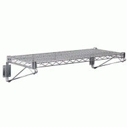 Etagère murale métallique de stockage Vogue Profondeur 350 mm - 1220