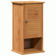 Helloshop26 - Armoire de salle de bain moderne avec 3 étagères 37 x 34 x 71,5 cm en bois de manguier marron 02_0057915 - 3000240290763