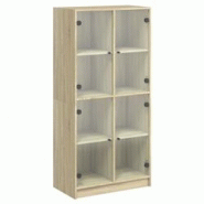 Helloshop26 - Buffet bahut commode armoire meuble de rangement organisateur cuisine salle de séjour salon haut avec portes sonoma 02_0032236 - 300021 Helloshop26 - Buffet bahut commode armoire meuble de rangement organisateur cuisine salle de séjour salon haut avec portes sonoma 02_0032236 - 300021