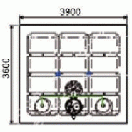 Kit habitat de récupération eau de pluie 7500 litres jumelée