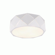 Plafonnier 3xE27, max. 25W, Ø40 cm, Blanc Mat - Trio - Zandor - blanc métal 4017807422047
