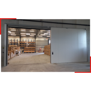 Porte coulissante coupe-feu FIREDOR - 1H (EI60) ou 2H (EI120) - Pour parking - Fonctionnement simple et manuel Porte coulissante coupe-feu FIREDOR - 1H (EI60) ou 2H (EI120) - Pour parking - Fonctionnement simple et manuel