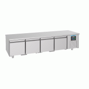 Soubassement réfrigérée 4 portes option tiroirs pro line - P7489.5082