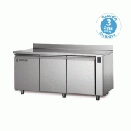 Table réfrigérée positive master sans groupe 3 portes 415 litres profondeur 700 gn1/1 tables réfrigérées restauration - plan de travail adossé - TA171MR Table réfrigérée positive master sans groupe 3 portes 415 litres profondeur 700 gn1/1 tables réfrigérées restauration - plan de travail adossé - TA171MR