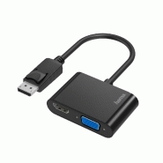 HAMA 00200334 CÂBLE VIDÉO ET ADAPTATEUR DISPLAYPORT HDMI + VGA (D-SUB) HAMA 00200334 CÂBLE VIDÉO ET ADAPTATEUR DISPLAYPORT HDMI + VGA (D-SUB)