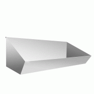 Bac à frites en acier inoxydable - 800 x 300 mm