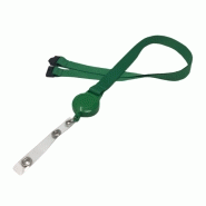 Cordon pour badges avec Zip enrouleur type Yoyo - Largeur 15 mm Cordon pour badges avec Zip enrouleur type Yoyo - Largeur 15 mm