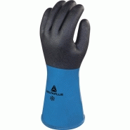 Gant de protection chimique pvc/nitrile sur support acrylique - main enduite pvc/nitrile - 30 cm - vv837
