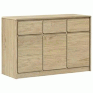 Helloshop26 - Buffet bahut commode armoire meuble de rangement organisateur cuisine salle de séjour salonsAUDA 114 x 43 x 75,5 cm 02_0036220 - 300021 Helloshop26 - Buffet bahut commode armoire meuble de rangement organisateur cuisine salle de séjour salonsAUDA 114 x 43 x 75,5 cm 02_0036220 - 300021