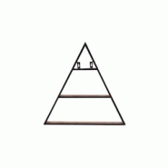 SIT Möbel Étagère murale triangulaire |3 tablettes |Bois de manguier naturel|Métal recyclé noir antique|L50xP13xH50cm - multicolore multi-matéri SIT Möbel Étagère murale triangulaire |3 tablettes |Bois de manguier naturel|Métal recyclé noir antique|L50xP13xH50cm - multicolore multi-matéri
