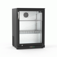 Arrière de bar - 1 porte pivotante vitrée PREMIUM - GOLDINOX - noir 3701770829385