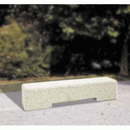 Borne Béton anti intrusion en forme de banc