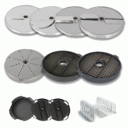 Kit disques et grilles "Taco & Burger" pour gamme Heavy Duty - Set professionnel haute productivité | Sammic - 1010471