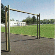 Portique bois fixe de limitation de hauteur