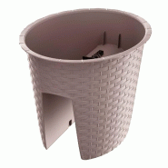 Prosperplast - Pot RATOLLA OVAL 6 L - 29,8x24,2x22,5 cm, coloris Mocca - marron plastique polypropylène ZA3818
