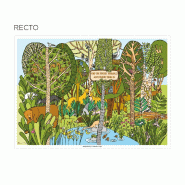 Set de table papier à colorier 100g/m2 motif Forêt 31x43cm - par 1000