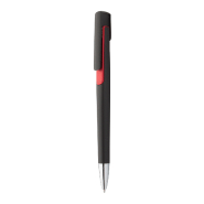 Stylo à bille en plastique - décoration colorée - embout chromé - encre bleue Stylo à bille en plastique - décoration colorée - embout chromé - encre bleue