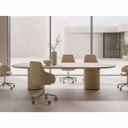 Table de réunion Dea laquée Prof Office grande dimensions Table de réunion Dea laquée Prof Office grande dimensions