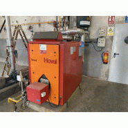 Chaudière basse température d'occasion pour gaz-diesel hoval uno-3 190 kw - référence                        :                         c9245 sf