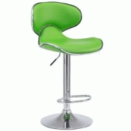 Décoshop26 - Tabouret de bar chaise de bar hauteur réglable avec repose pieds en synthétique vert et métal 10_0000079 - 3000881869601 Décoshop26 - Tabouret de bar chaise de bar hauteur réglable avec repose pieds en synthétique vert et métal 10_0000079 - 3000881869601