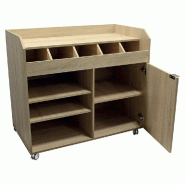 Desserte vaisselier d'intérieur Service bas décor Chianti Oak - livré monté