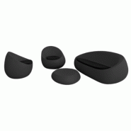 Ensemble salon STONE - anthracite