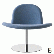 Fauteuil Orlando - Softline - Feld Bleu 858