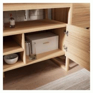 MOB-IN Ensemble meuble double vasque ATOLL 140 cm + Vasques + Robinets - 3701606504905 MOB-IN Ensemble meuble double vasque ATOLL 140 cm + Vasques + Robinets - 3701606504905
