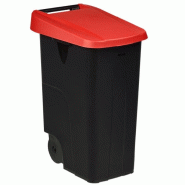 Poubelle de tri Movatri - couvercle plein - 65L, 85L, 110L - Noir, Jaune, Rouge, Bleu, Vert - Recyclée et Recyclable Poubelle de tri Movatri - couvercle plein - 65L, 85L, 110L - Noir, Jaune, Rouge, Bleu, Vert - Recyclée et Recyclable