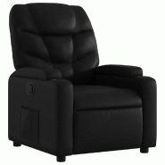 VidaXL Fauteuil inclinable en similicuir noir Modèle Xarnelle - 3205640
